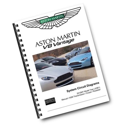 2012 - ASTON MARTIN V8 VANTAGE ELEKTRISCHE WIRING SCHALTPLÄNE HANDBUCH