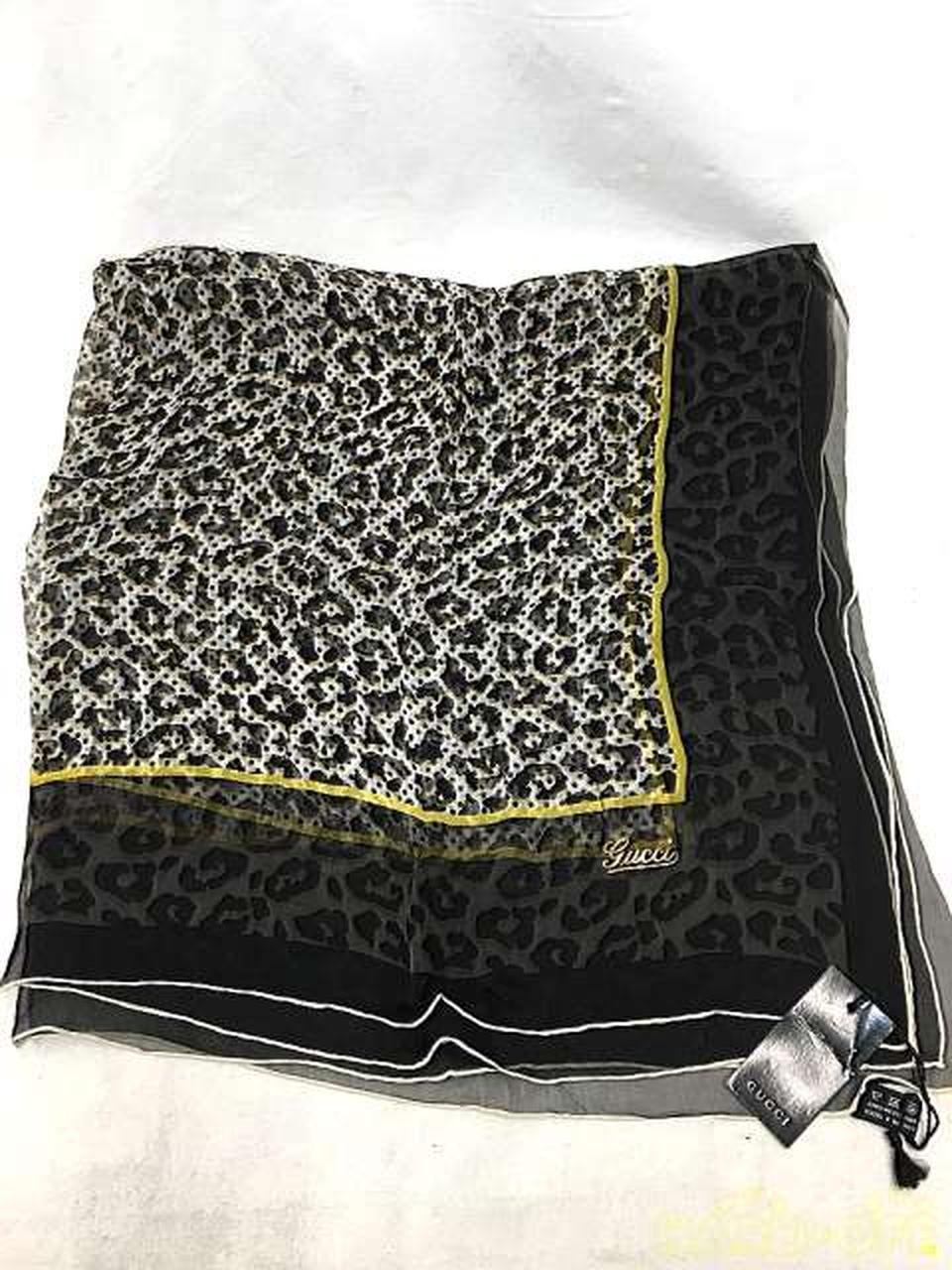 GUCCI oversized luxury scarf in signature print