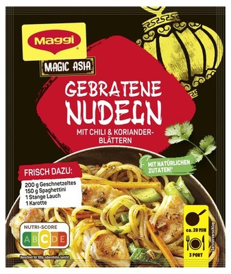 Food Travel Fix für Gebratene Nudeln, Nudeln mit Geschnetzeltem, Lauch und Ka...