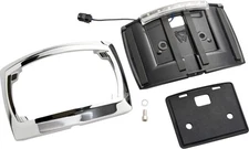 CIRO Curved LED License Plate Frame Chrome #40500 Harley Davidson