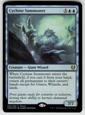 Cyclone Summoner Foil 52 KHM R Kaldheim MTG