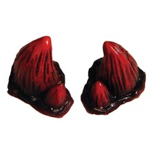Red Double Horns Adult Halloween Accessory