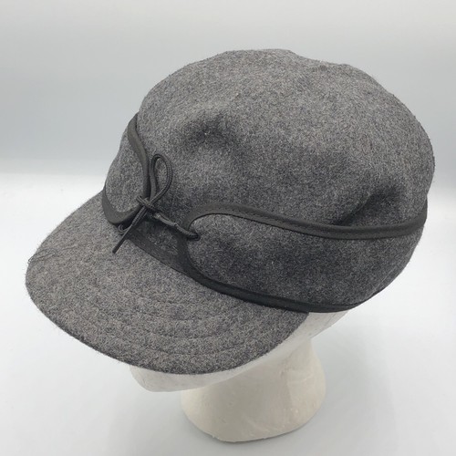 Stormy Kromer 1903 Gray Wool Blend Gore-Tex Gray Ear Flap Cap Size 7 Hat - Picture 11 of 11