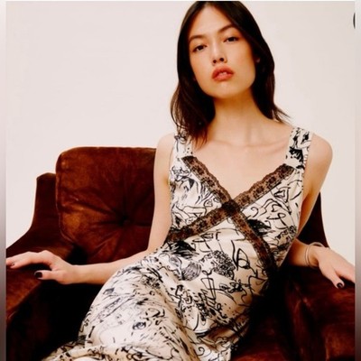 reformation provence silk dress Reformation Provence Silk Dress