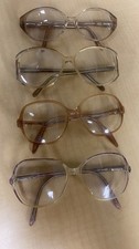 4 Pair Vintage BIFOCALS - 80's Grandma Glasses