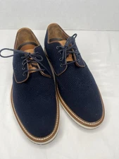 Johnston & Murphy Z87119 Men's Navy Upton Knit Wingtip Dress Shoe Size 11.5 M