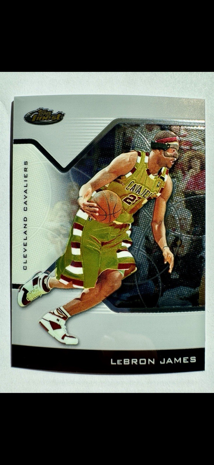 2004-05 Topps Finest LeBron James #23 Cleveland Cavaliers All-Star HOF