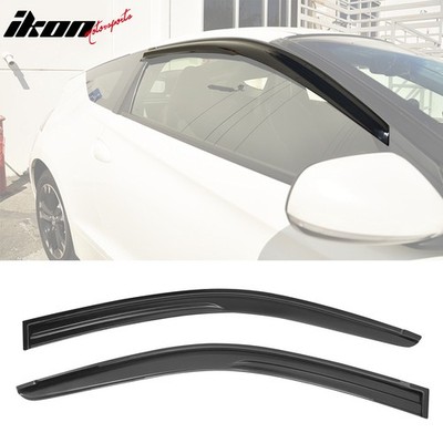 Fits 11-16 Honda CR-Z CRZ Mugen Style Acrylic Tape-On 2PCS Window Visors Vent