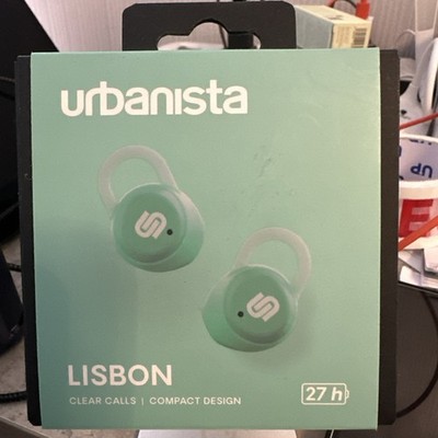 Urbanista Lisbon Wireless Earbuds Bluetooth Touch Controls 27 Std Spielzeit grün