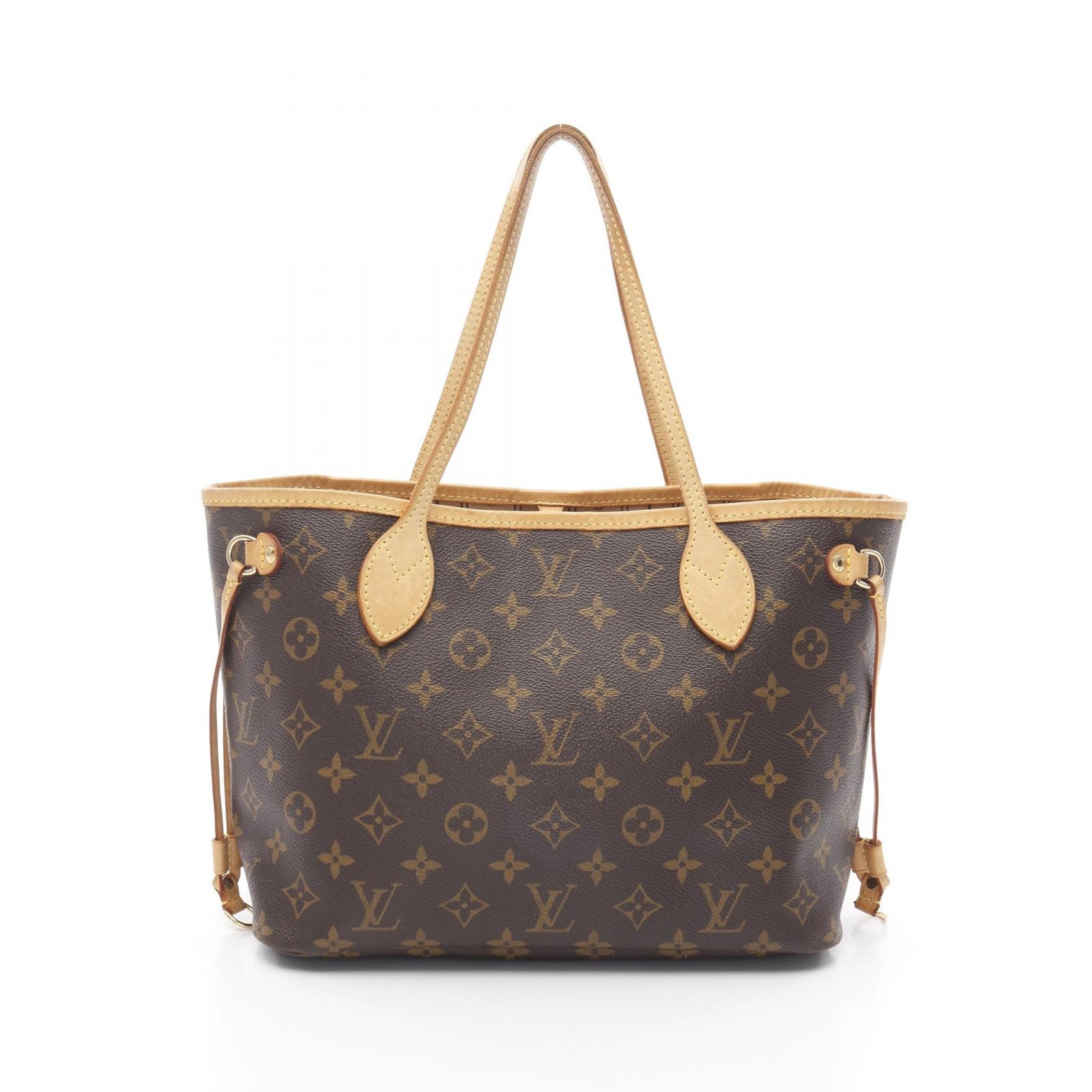 Louis Vuitton Neverfull PM Monogram Canvas Tote Bag Brown M40155 Preowned-image