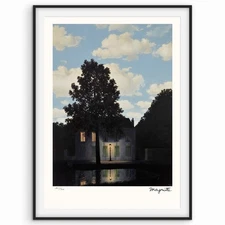 Rene Magritte Signed - The Empire of Light- Surrealism-Certificate.