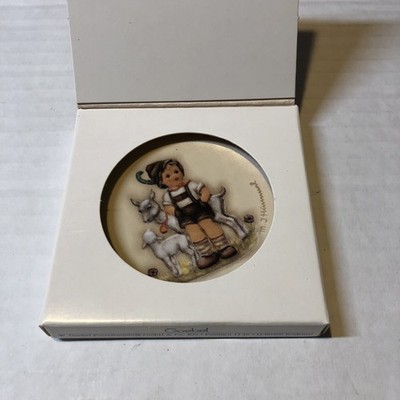 Vtg M. I. Hummel Mini Plate Little Goat Herder # 1290 Germany FIS