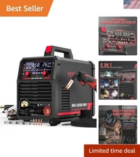 Multifunctional MIG Welder 200Amp Dual Voltage 5 in 1 Gas Flux TIG Stick