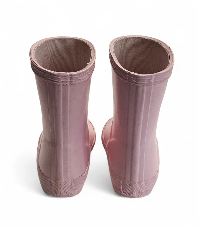Botas de chuva clássicas Hunter meninas jovens tamanho 5 rosa - Imagem 4 de 4