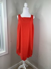 Kate Spade X Target Red Dress NWT  Womens Size M Sleeveless Scalloped Hem BNC1