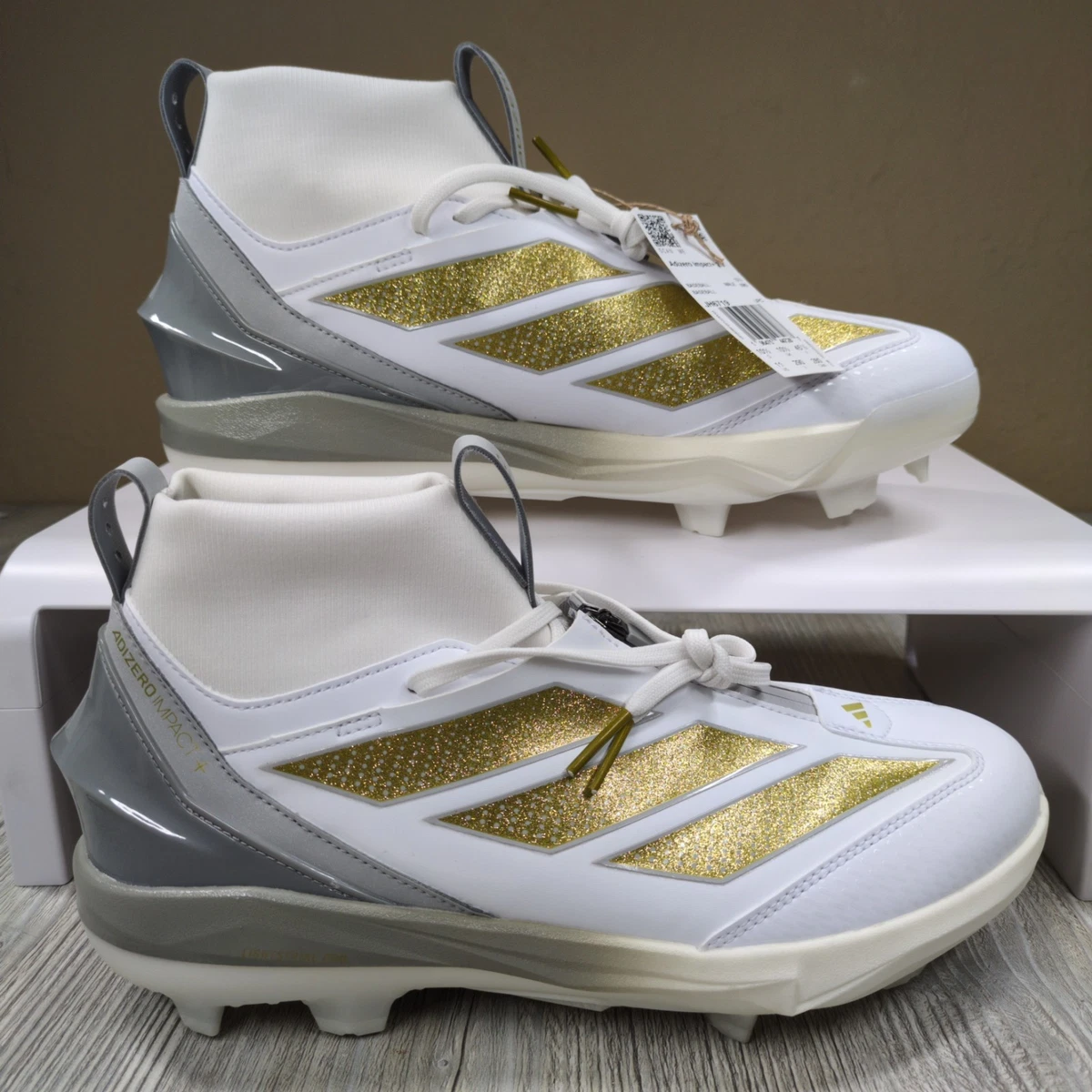 Adidas Adizero Impact+ 2.0 White Gold Metallic for sale | eBay