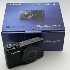 Canon PowerShot S110 Compact Digital Camera with Battery Charger Box