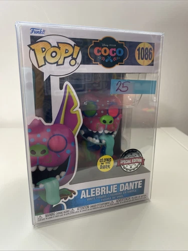 Funko Pop Disney Coco Alebrije Dante GITD #1086 + Free Protector
