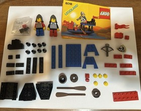 Lego 6018 Castle Black Knights Battle Dragon Complete instructions 1990 TITA 💯%