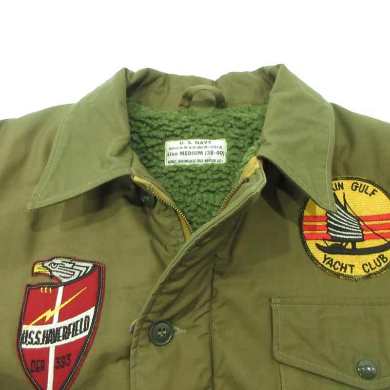 Buzz Rickson's A-2 Haverfield Deck Jacket Khaki M… - image 3