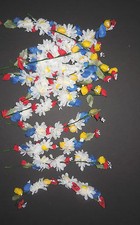 NWT Lot of 48 Floral Headpieces Bun Wrap Wired Field Flowers Ballet Hair Accssry