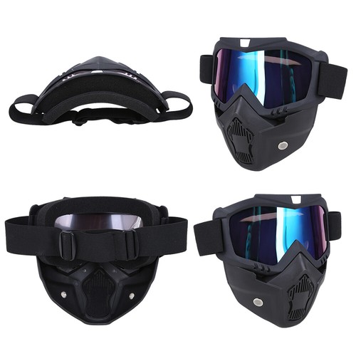 Motorcycle Goggles Glasses Face Mask Shield Motocross Dirt Bike Off Road ATV UTV - Bild 15 von 29