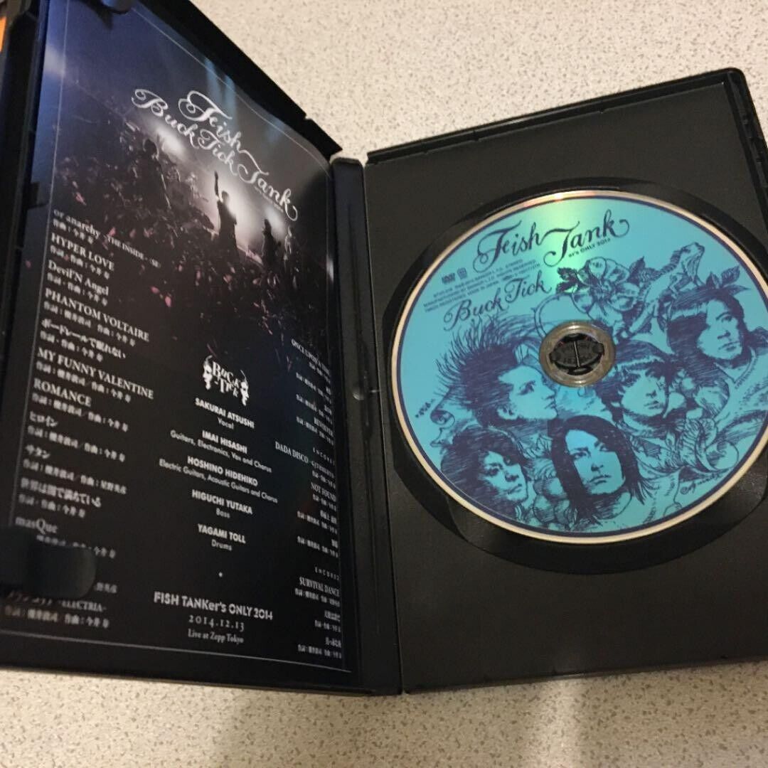 BUCK-TICK DVD FISH TANKERS ONLY 2014 | eBay BUCK-TICK DVD FISH TANKERS ONLY 2014 | eBay