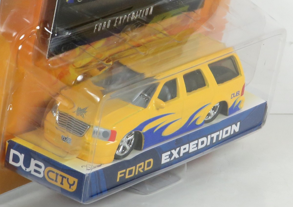 Jada Dub City 2003 Ford 03 Expedition #028 Yellow & Blue 1:64 3 | eBay