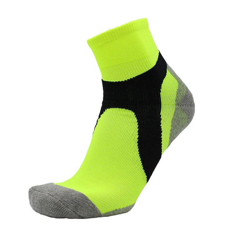 Pro Men Women Compression Running Cotton Ankle Socks Gym Basketball Sports Socks - Image 2 of 4