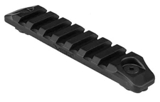 VISM Universal M-LOK & KEYMOD Picatinny Accessory Rail MED 7-Slot hunt shoot BLK