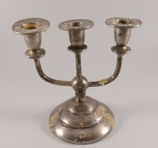 Kerzenleuchter Leuchter Silber 800 dreiflammig Polen um 1900