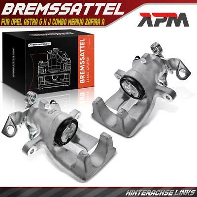 2x Bremssattel Hinten Links Rechts 38mm für Opel Astra G H Zafira A Combo Meriva