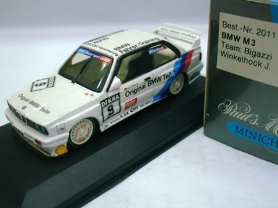 WOW EXTREMELY RARE BMW M3 E30 SE #9 Winkelhock Hocken 1990 DTM 1:43 Minichamps