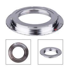 Silver M42-EOS Lens Adapter Ring for M42 42mm Screw Lens to Canon EOS EF CamerF4