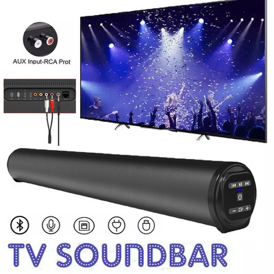Home 3D Stereo Soundbar Wireless Subwoofer Audio Bluetooth  Amplified 4 Speaker