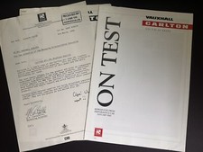 Vauxhall Carlton GSi 3000 24v Performance Car Road Test Brochure UK March 1990