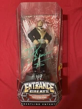 WWE Mattel Elite Entrance Greats MILLION DOLLAR MAN TED DIBIASE Signed Auto NXT