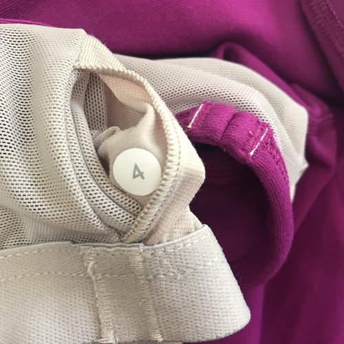 Lululemon Tanktop Gr. 4 Running Yoga Racerback lila fuchsia pink tailliert - Bild 7 von 7