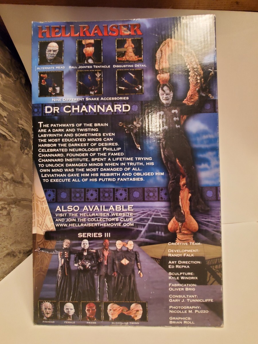 Neca Reel Toys Hellraiser Dr Channard large toyset unopened