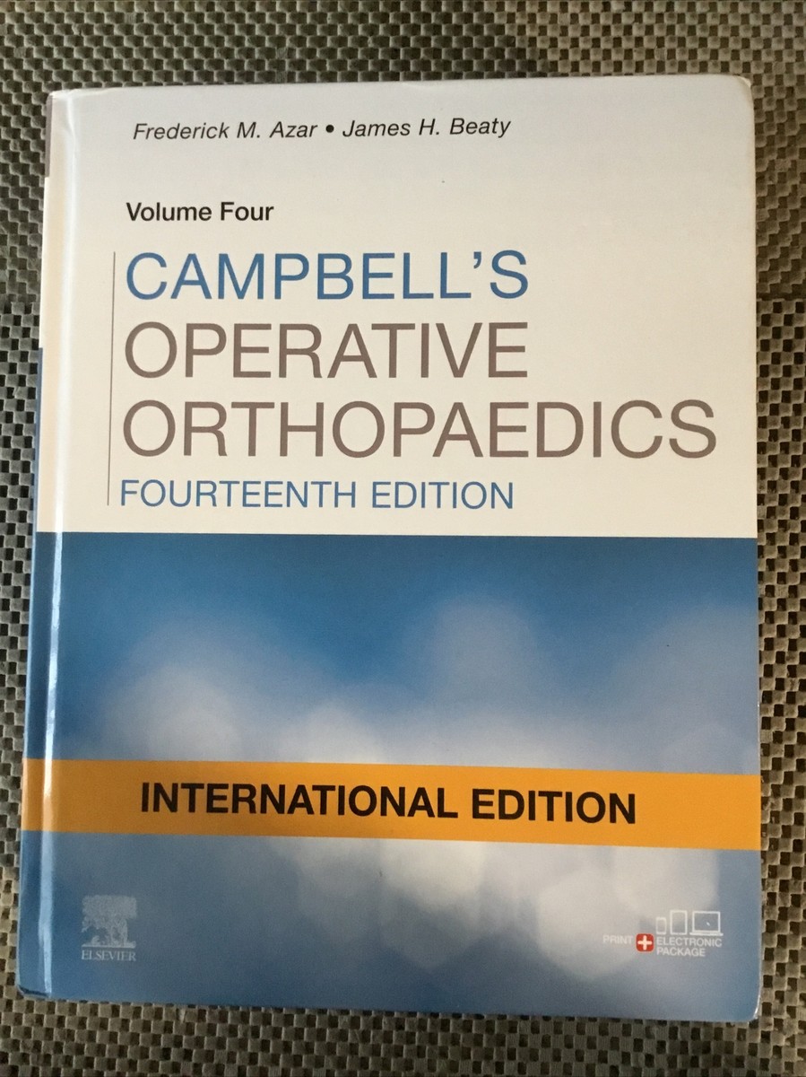 Campbell's Operative Orthopedics Fourteenth Ed International