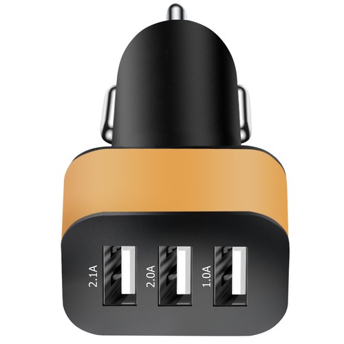 Car Charger Cup Holder Power Innverter with Triple USB Charging Ports 2.1A for - 第 9/12 張圖片