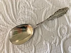 Antique Sterling GORHAM LUXEMBOURG 1893 Sugar Serving Spoon Gold Wash "Mayme"