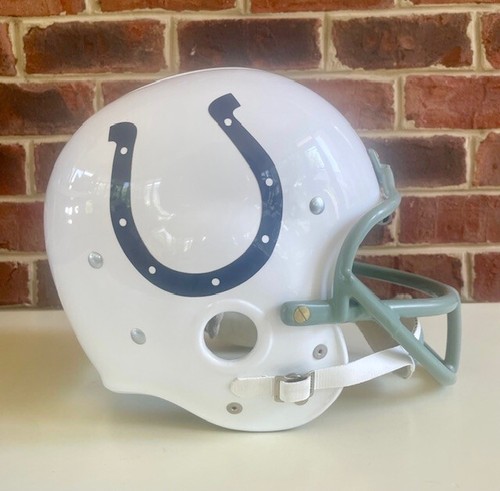 Vintage Baltimore Colts Riddell Kra-Lite RK2 Football Helmet Raymond Berry - Picture 2 of 17