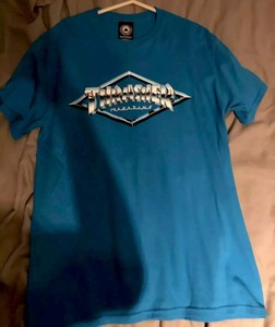 t shirt blu elettrico