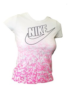 nike pink and white shirt