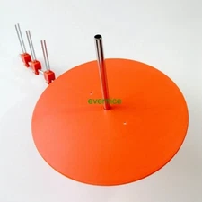 250mm Disc Tape Cloth Bias Holder Reel With Mounting Clamp For Sewing Machine