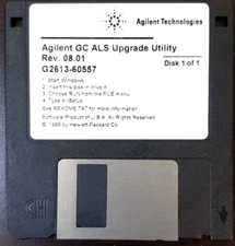 Agilent GC ALS Upgrade Utility Disk Rev. 08.01 (G2613-60557)