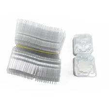 New 100 PCS Clamshell Tray Case For Intel 478 775 1150 1155 1156 CPU 