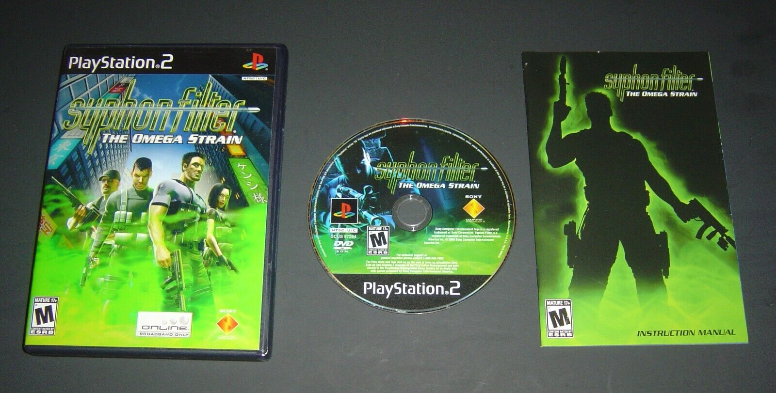 Syphon Filter: The Omega Strain (Sony PS2 PlayStation 2) Complete in Box CIB