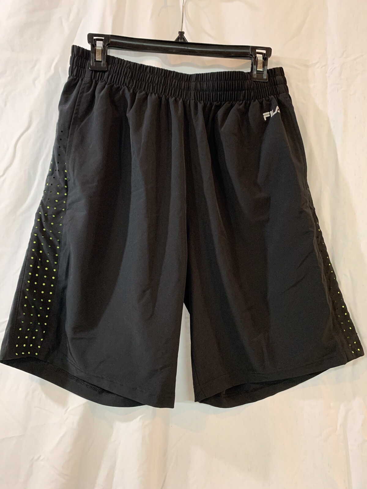 Pantaloncini sportivi uomo Fila neri taglia Medium